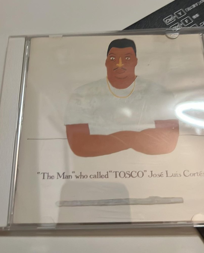 La portada del CD “The Man” who called “TOSCO”.